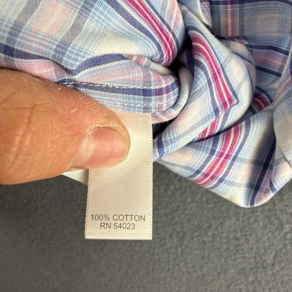 Banana Republic Shirt Men's M Purple Non Iron Slim Fit Dress Casual Preppy